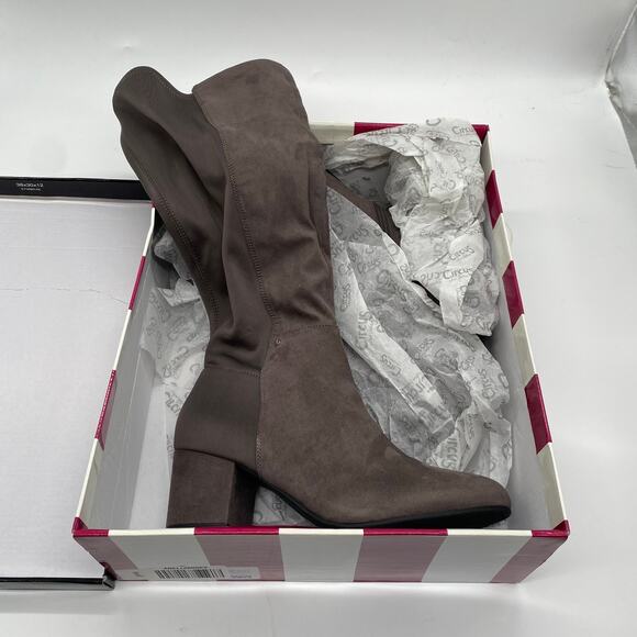 Torrid NWT Circus by Sam Edelman Grey Faux Suede & Neoprene Boot WW Size 9 NIB - Picture 7 of 7